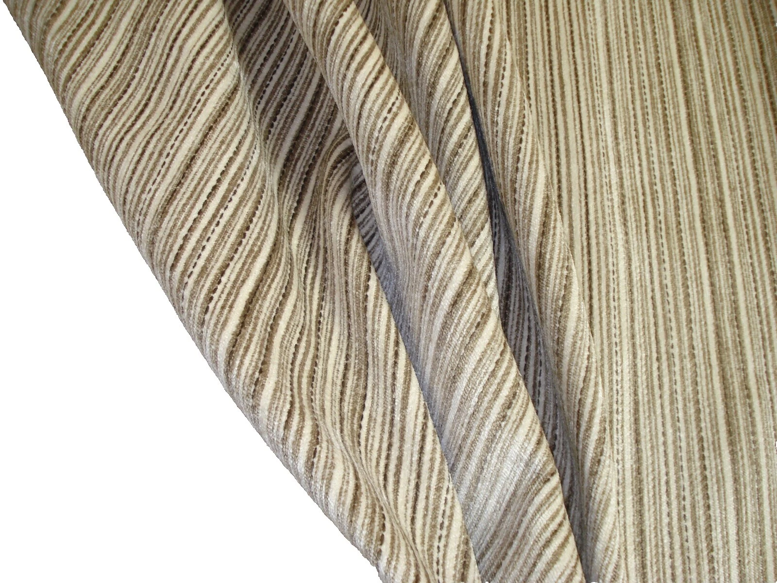 Costura artesanal de Terciopelo A Rayas