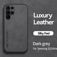 Magnetic Leather For Samsung S22 Ultra Cell Phone Case Protective Cover