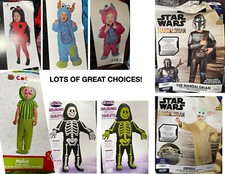 Halloween Costumes from 6 month to 12-14 Star Wars, Ladybug, Monster, Skeleton