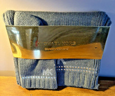 Women's Michael Kors Knit Scarf and Knit Hat Set Gray w/ Logo  One Size