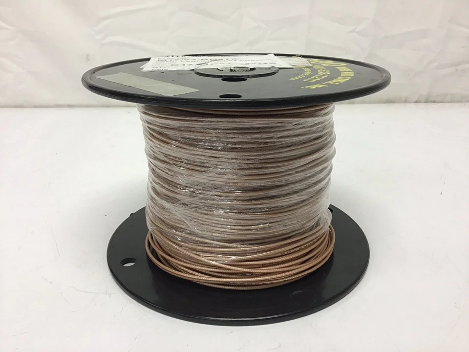 Cabo coaxial blindado RF 550 pés M17/93-RG178 Mil-Spec prata PTFE/FEP 50-Ohm - Imagem 3 de 3