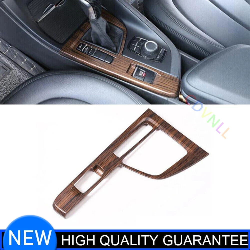 Fit For BMW X2 F39 2018-2021 Wood Grain Inner Gear Shift Decoration Cover Trim