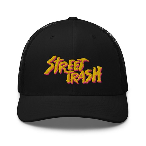 Street Trash Hat | Embroidered 80s Horror Melt Movie - Unisex Trucker Cap - Picture 2 of 13