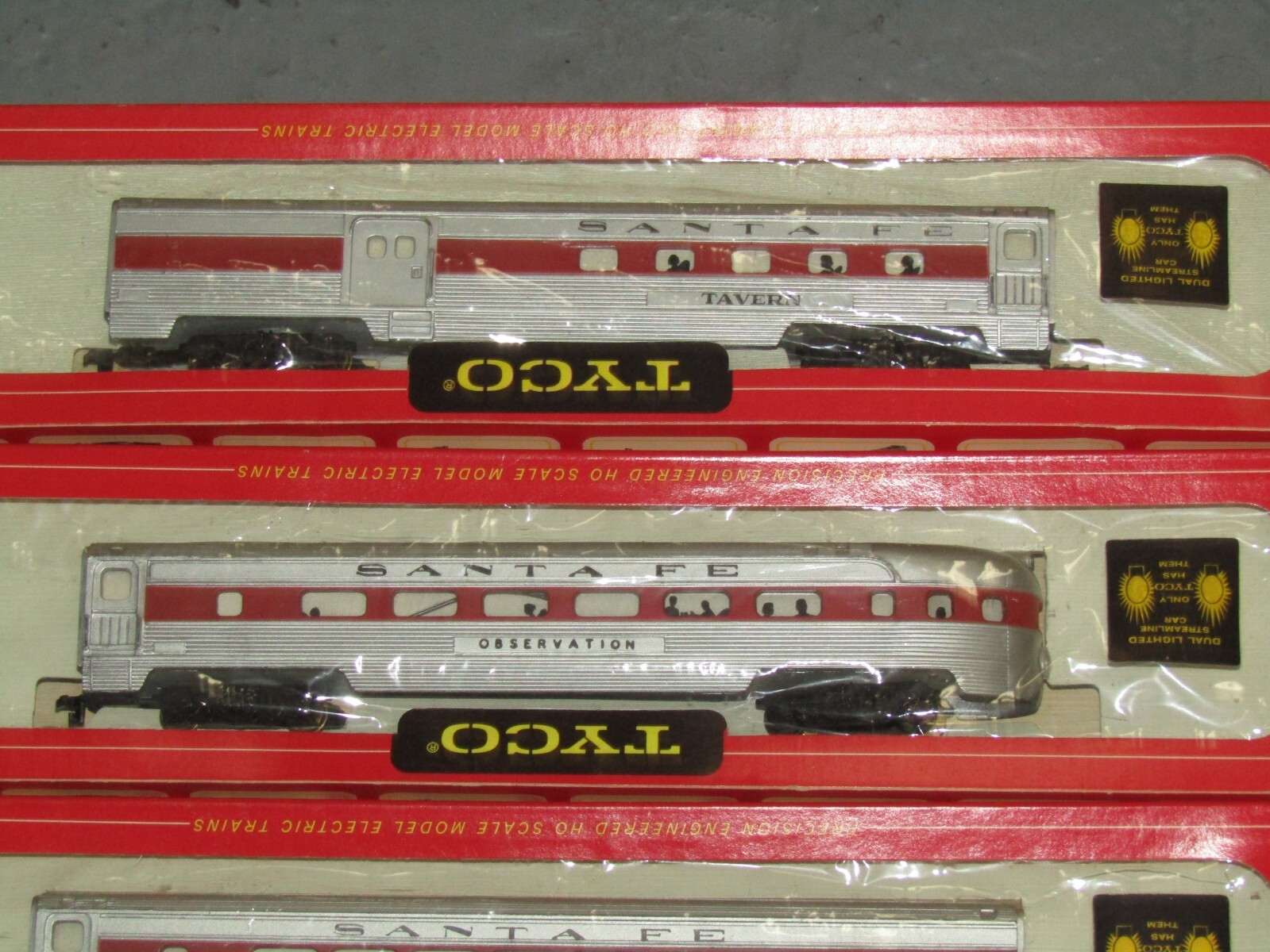 Lot of 4 Vintage TYCO HO Scale Santa Fe Passenger cars eBay