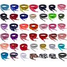 Ribbon Shoelaces With Aglets For Trainers Lo & Hi Tops Bootlaces Trainers Shoes