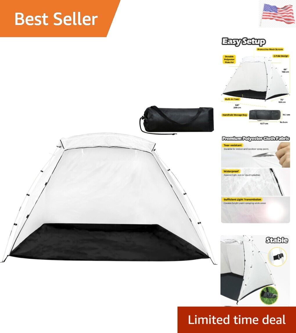Portable Paint Tent for Spray Painting: Large Spray Shelter Paint