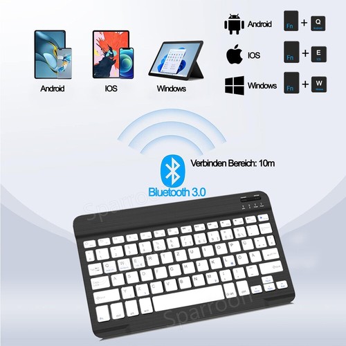 Für Xiaomi Redmi Pad Pro 12.1 /Poco Pad 12.1 2024 Bluetooth QWERTZ Tastatur Maus - Bild 62 von 79