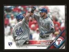 2016 Topps Update Series Nomar Mazara Texas Rangers RC (#US158)