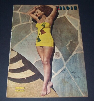 JEANNE CRAIN Leggy-DAN DAILEY Cvr JANE RUSSELL-JOAN CRAWFORD-JOAN FONTAINE 33997