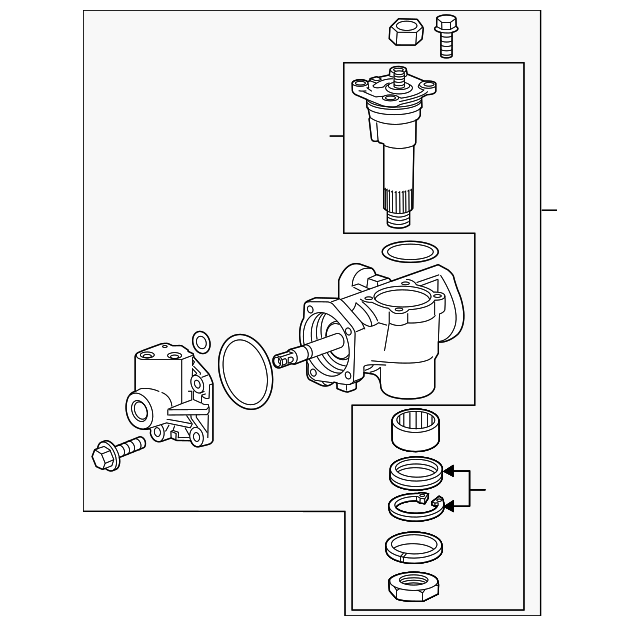 Genuine GM Steering Gear Assembly with Pitman Arm 85603319 | eBay