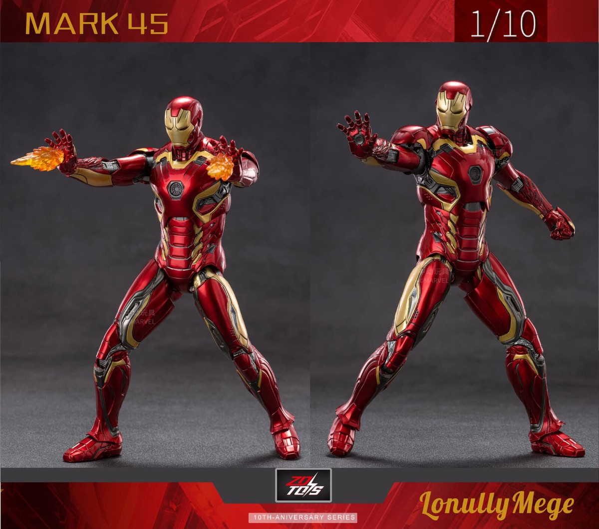 Marvel Avengers Iron Man Mark 45 MK45 Ironman Toy Action Figure