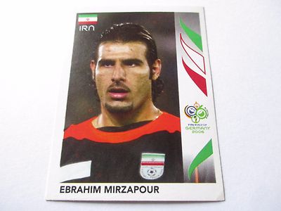 Aufkleber Panini Fifa WM 2006 Nr.265 Iran Ebrahim Mirzapour