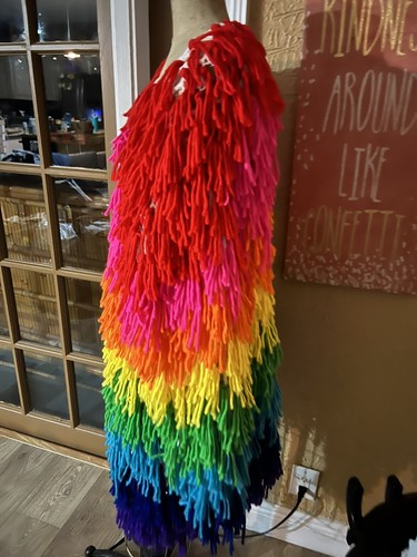 Rainbow 🌈Multi Shaggy Knit 