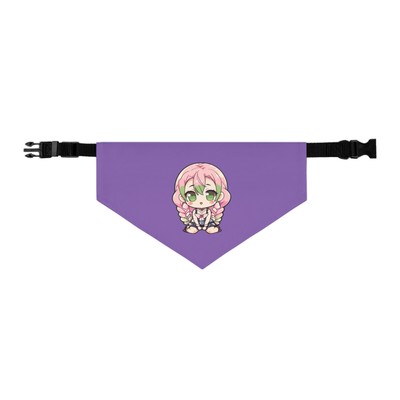 Cute Anime Chibi Mitsuri Pet Bandana Collar
