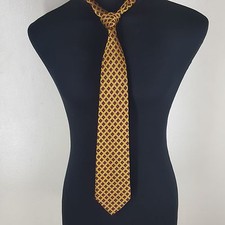 HOLLAND & SHERRY Rare 100% Silk Tie Made In USA 3.5" X 61" Long -- MINT