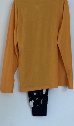 LADIES F&F ' BOO CREW ' HALLOWEEN GHOST LONG SLEEVE LONG LEG PYJAMAS BNWT LARGE - Picture 16 of 16