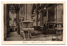 RPPC Interior, Duomo di Milano, Cathedral, Constructed 1386 - 1965, Milan, IT