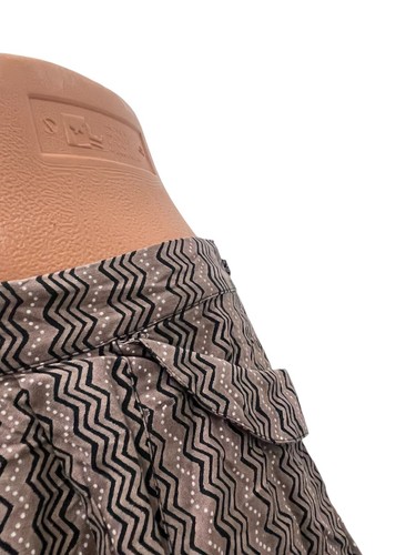 GUDRUN SJODEN Gr. M Midi wadenlanger Rock beige - braun schwarz Taschen - Picture 9 of 9