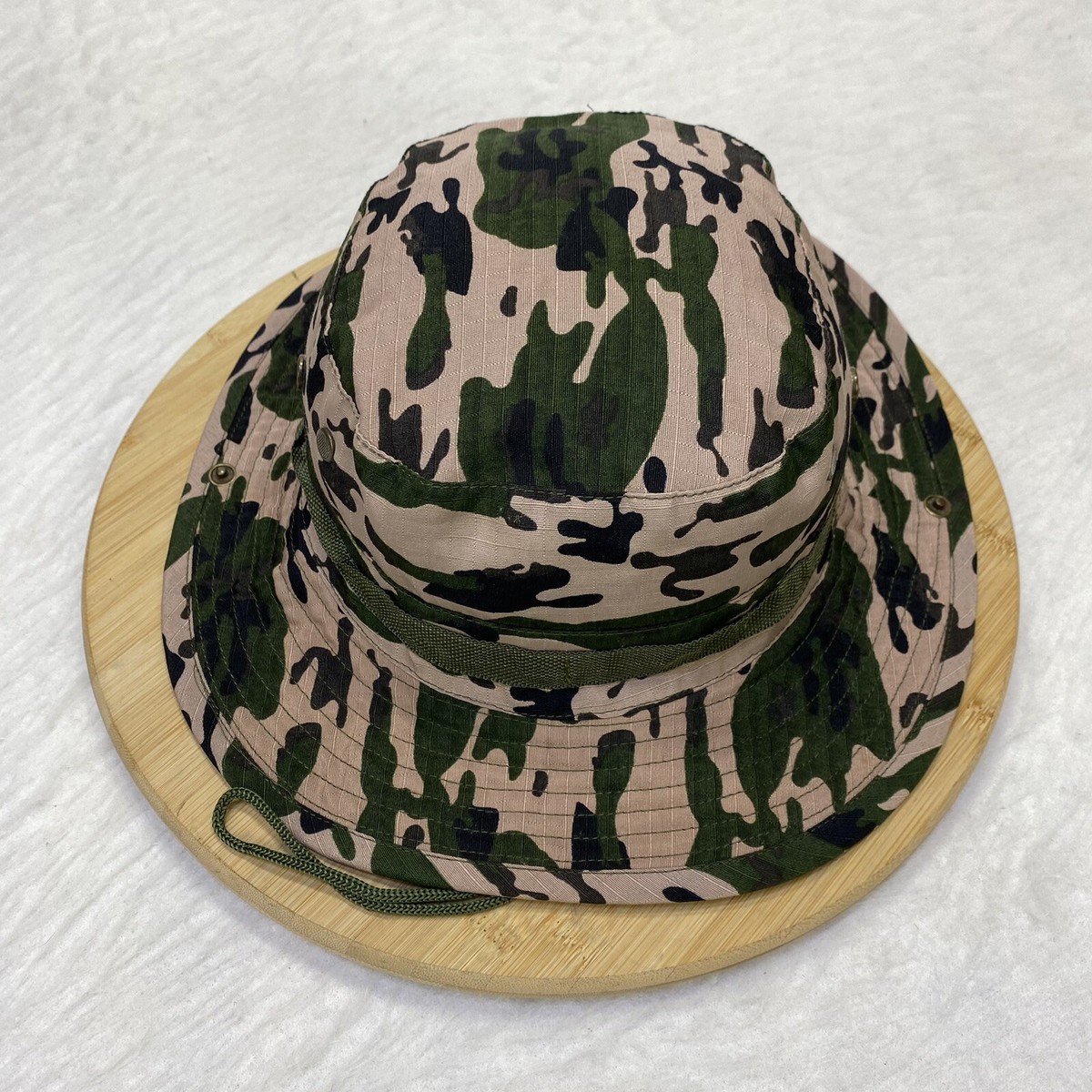 Vintage Boonie Hat Jungle Type II Size Large Camouflage