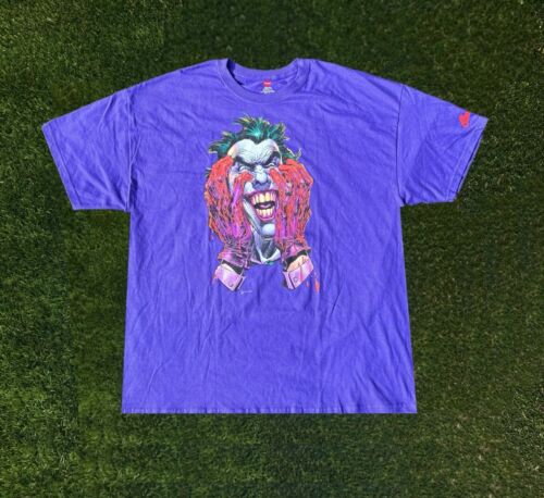 Retro Salvation Run Joker Batman Comics Movie Promo T-Shirt Mens Size 2XL
