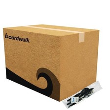 Boardwalk 6-Pc Cutlery Kit: Fork Knife Spoon Napkin Salt Pepper, Black, 250/CT