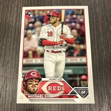 2023 Topps Michael Siani Rookie #654 RC Cincinnati Reds