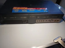 Go Video DDV3110 VHS VCR Dual Deck VHS CASSETTE RECORDER NO REMOTE 