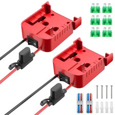 2 Pack for Power Wheel Adapter Compatible with Milwaukee 18V Battery, Convert...