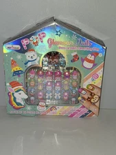Hot Focus Pop Glamour Nails 3D Press On Nails & Ring Christmas Holiday NEW Age5+