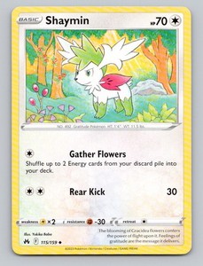 Shaymin 115/159 Crown Zenith Uncommon