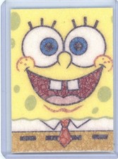 2009 TOPPS SPONGEBOB SQUAREPANTS SERIES 1 OPEN SMILE "REAL SPONGE" INSERT CARD