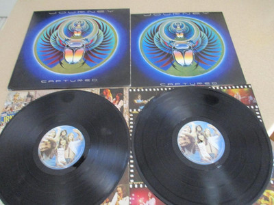 JOURNEY 2 LP CAPTURED JAPAN CBS 40A) 2001- First Press Poster + Inserts EX/NM