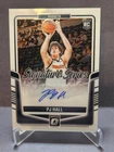PJ Hall 2024 Panini Donruss Optic #SS-PJH Signature Series Rookie Denver Nugget