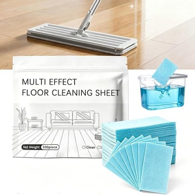 100Pcs Multi-Effect Floor Clean Floor Cleaning Tablets For Home Kitchen US