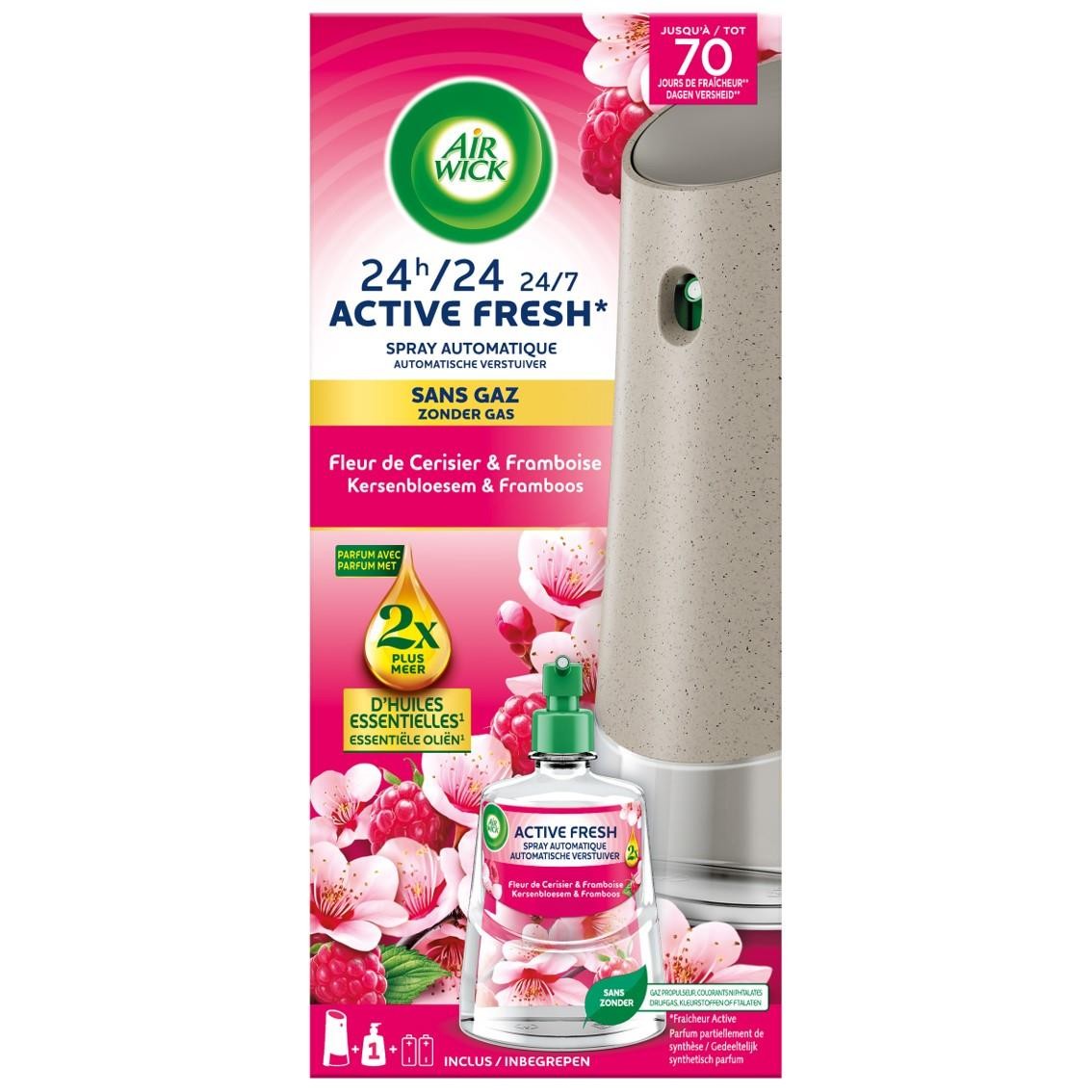 Air Wick Désodorisant Automatique sans Gaz Éliminateur d'Odeurs de Cuisine et Animaux