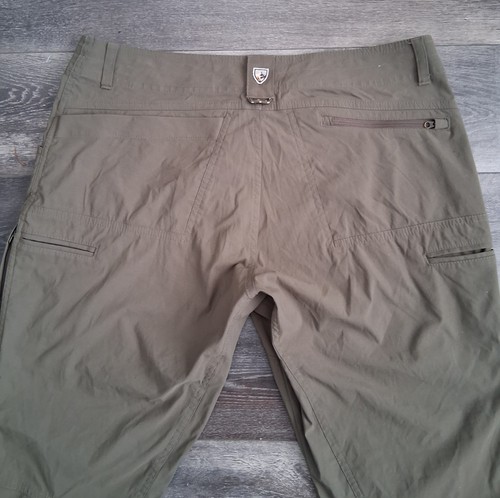 Kuhl Silencr Pants Ripstop Outdoor Stretch Green Mens Size 36x30 - Picture 4 of 14