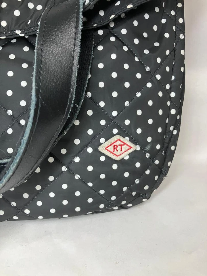 Bolso de Mano ROOTOTE RT Canguro Japón Negro Lunares Bolso Bandolera Grande y Duradero Foto 2 de 4