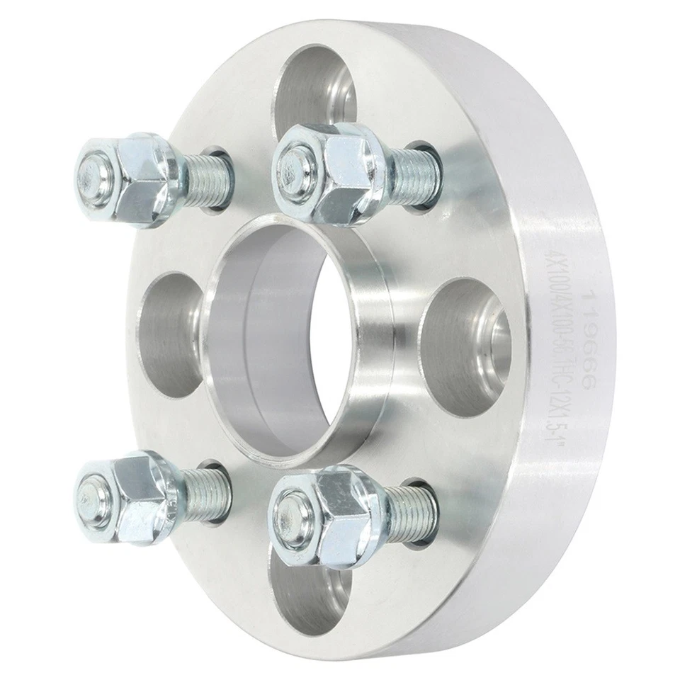 2pc 4x100 Hub Centric Wheel Spacers For 2006-2020 Honda Fit 79-05 Honda Civic 1" Foto 3 de 4