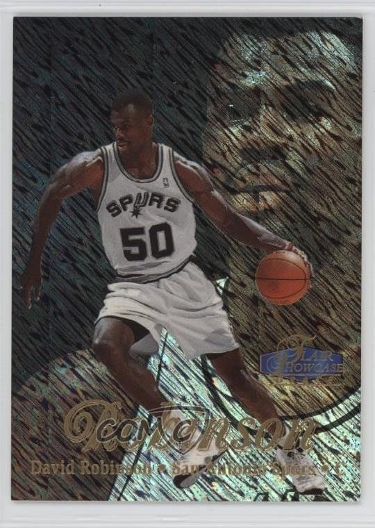 1997-98 Flair Showcase Row 1 David Robinson #27 HOF h2m