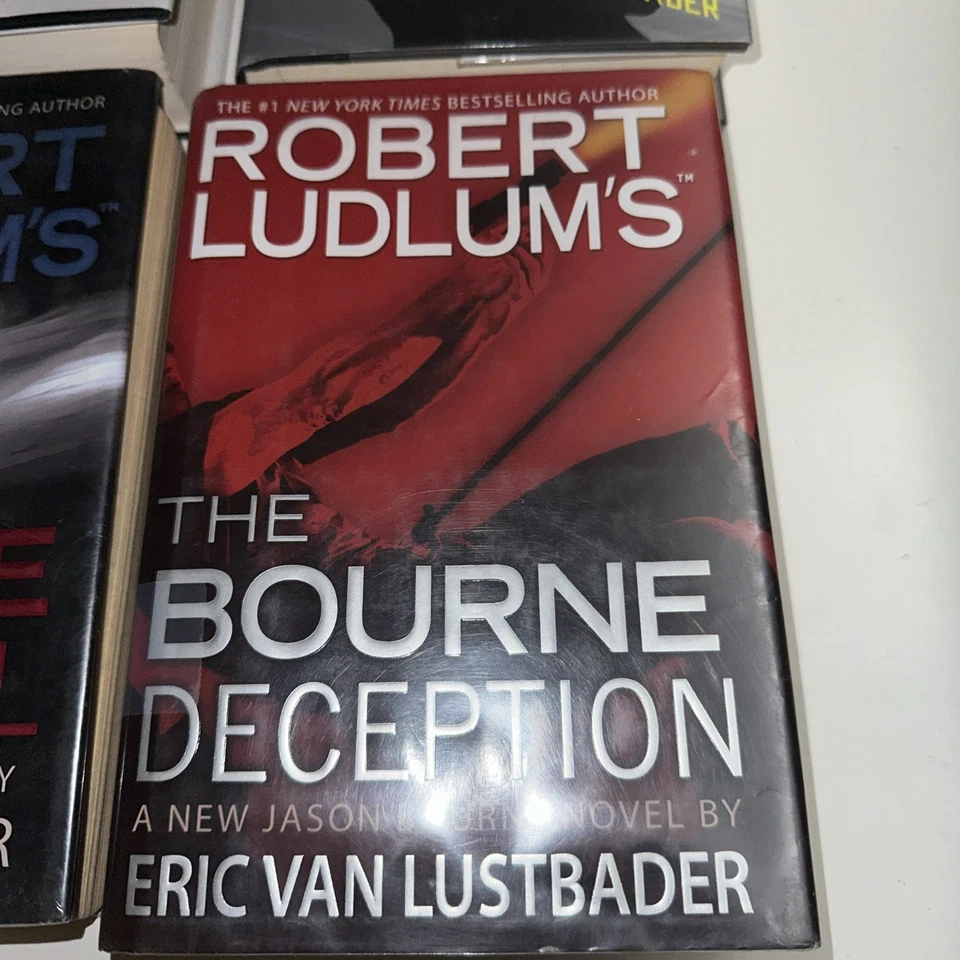 LOT OF FOUR (4) ROBERT LUDLUM BOURNE SERIES BOOKS BY ERIC VAN LUSTBADER HC Ex Li - Image 3 of 4