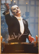 Program Insert ONLY Signed by Howard McGillin  The Phantom of the Opera  4 Sides