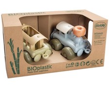 Dantoy Bio Jeu de Train Chemin Fer Kinder-Spielzeug Lok Wagon Sable Cadeau Boîte