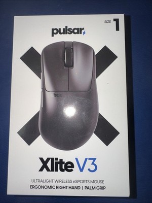 Pulsar Xlite V3 (Size 1) Mini Wireless Gaming Mouse - Black