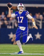 JOSH ALLEN SIGNED AUTOGRAPH 8X10 PHOTO BUFFALO BILLS