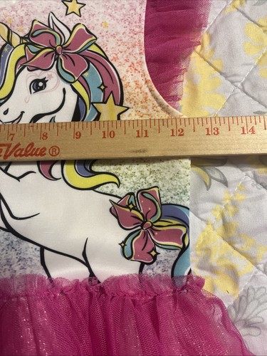 Nickelodeon JoJo Over the Rainbow Unicorn Hooded Play Dress Sz S (6/6X) #1497 - Picture 11 of 15