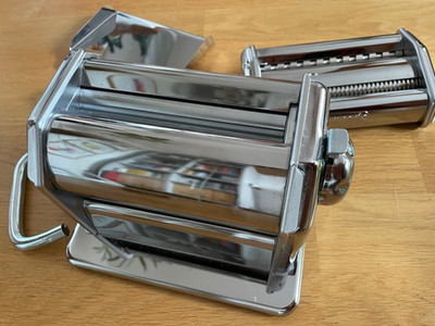 Imperia italienische Nudelmaschine mit zwei Klingen - Legierter Stahl