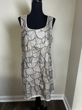 Romeo & Juliet Couture Swirl Pattern Midi Dress Size L