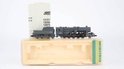 Minitrix N 12045 Dampflok mit Tender BR 52 2358 DR | Zustand: Gebraucht