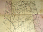 Vintage 1932 PENNSYLVANIA HIGHWAY DEPT. Potter County Map on Fabric (24x19 Size) — photo 5