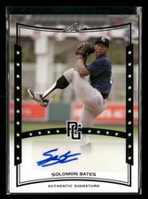 2014 Leaf Perfect Game #A-SB3 Solomon Bates Autographs Black